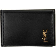 Saint Laurent Black Tiny Monogram Card Case