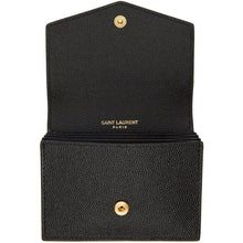 Saint Laurent Black Uptown Compact Wallet - Portefeuille Compact Saint Laurent Noir Compact Compact - 세인트 로트 블랙 업타운 컴팩트 지갑입니다