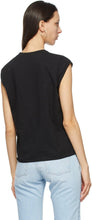 Saint Laurent Black VHS Sunset Sleeveless T-Shirt