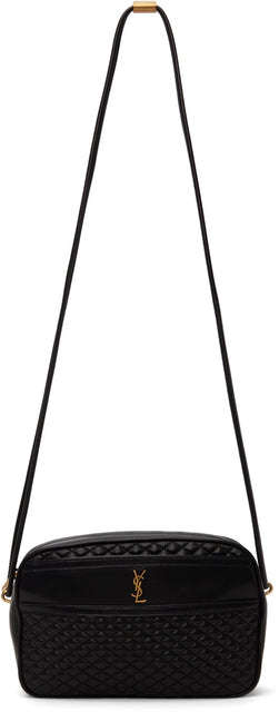 Saint Laurent Black Victoire Camera Bag - Saint Laurent Black Victoire Camera Sac - 세인트 라이 렌트 블랙 Victoire 카메라 가방