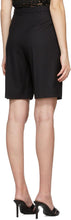 Saint Laurent Black Wool Bermuda Shorts