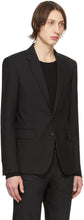 Saint Laurent Black Wool Gabardine Blazer