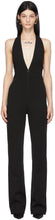 Saint Laurent Black Wool Halter Jumpsuit - Combinaison de licol de laine noire Saint Laurent - 세인트 로랑 블랙 울 홀터 jumpsuit.