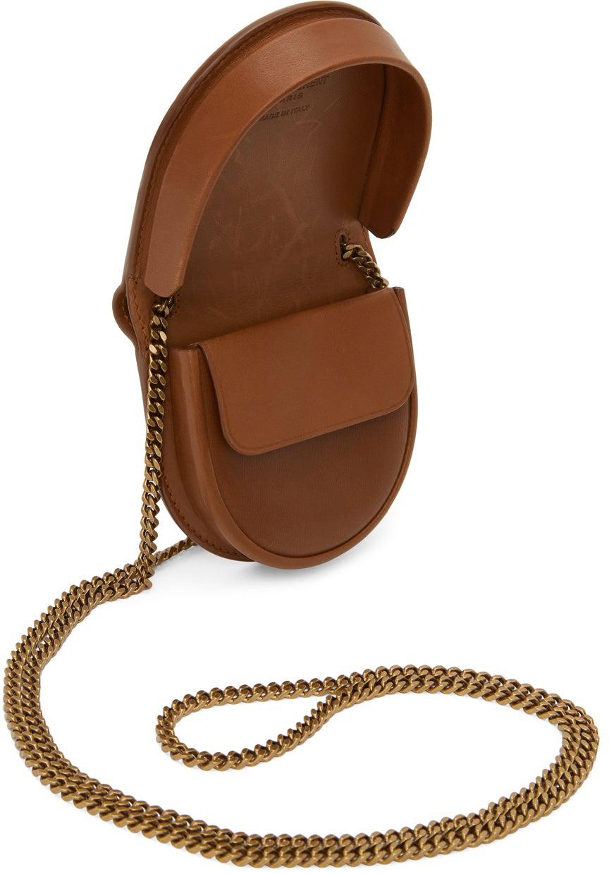 Saint Laurent Brown Baby Le K Satchel Bag