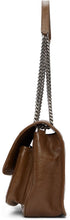 Saint Laurent Brown Crinkled Medium Niki Bag