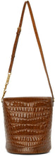 Saint Laurent Brown Croc Vintage Bucket Bag - Sac Saint Laurent Brow Broc Vintage Sac de godet - 세인트 로렌트 브라운 크로크 빈티지 양동이 가방