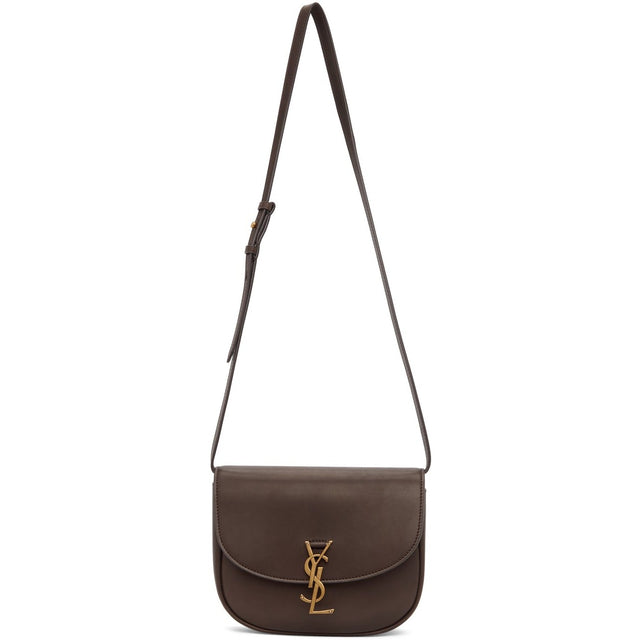 Saint Laurent Brown Medium Kaia Bag - Sac Saint Laurent Moyen Kaia Sac - 세인트 로트 브라우트 중간 카이 아 가방