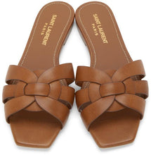 Saint Laurent Brown Tribute Sandals