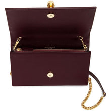 Saint Laurent Burgundy Kate Tassel Chain Wallet Bag - Sac à portefeuille à chaîne Tassel de Kate Saint Laurent Bourgogne Kate - 세인트 로트 부르고뉴 케이트 술 체인 지갑 백