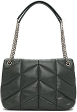 Saint Laurent Green Medium Loulou Puffer Bag