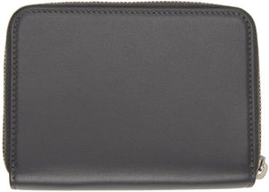 Saint Laurent Grey Compact Zip-Around Wallet