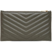 Saint Laurent Grey Monogramme Bill Pouch