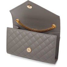Saint Laurent Grey Small Envelope Bag