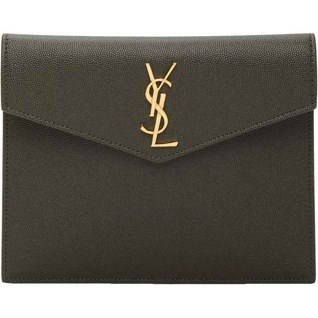 Saint Laurent Grey Uptown Baby Pouch