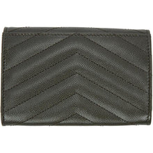 Saint Laurent Grey Uptown Compact Wallet