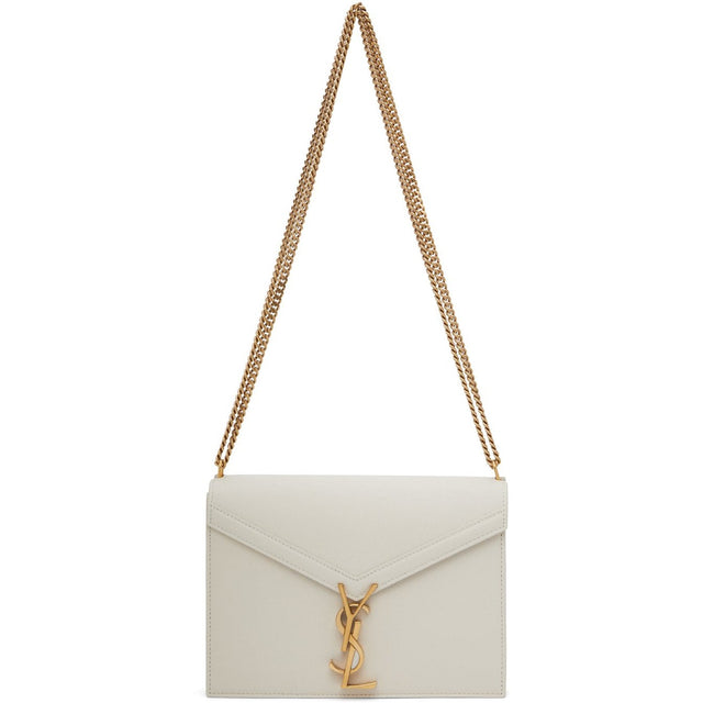 Saint Laurent Off-White Medium Cassandra Bag - Sac Saint Laurent Cassandra Moyen Blanc - 세인트 로트 오프 화이트 미디엄 카산드라 백