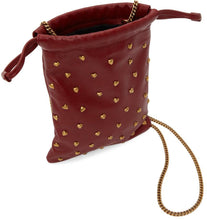 Saint Laurent Red Chain Pouch Bag