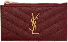 Saint Laurent Red Fragment Card Holder