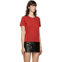 Saint Laurent Red Logo T-Shirt