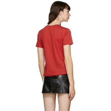 Saint Laurent Red Logo T-Shirt