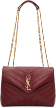 Saint Laurent Red Small LouLou Bag - Saint Laurent petit sac de Loulou rouge - 세인트 라이 렌트 레드 작은 락 봉투