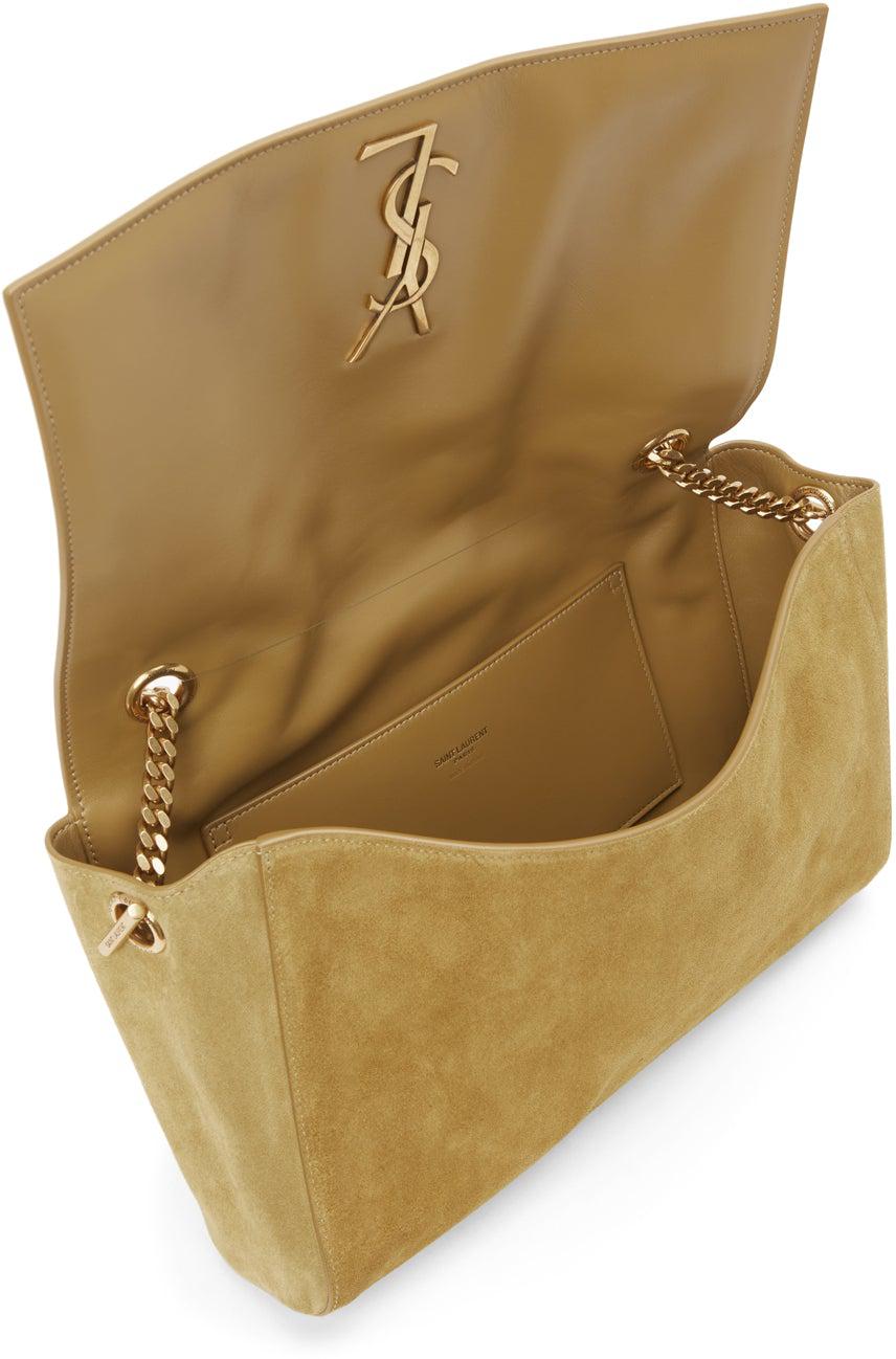 Saint Laurent Reversible Khaki Medium Kate Bag