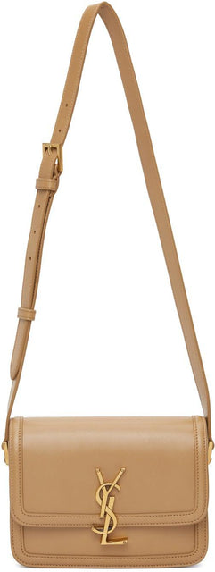 Saint Laurent Tan Small Solferino Bag - Saint Laurent Tan Petite Sac Solferino - 세인트 라이 든 탄 작은 솔리 노 백
