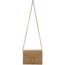 Saint Laurent Taupe Cassandra Chain Wallet Bag