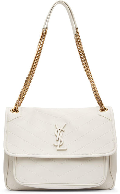 Saint Laurent Taupe Medium Niki Bag - Sac Saint Laurent Taupe Sac Niki Medium Niki - 세인트 라이 렌트 타이 푸프 중간 니키 가방