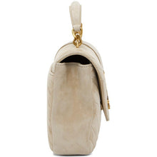 Saint Laurent Taupe Suede Medium College Bag