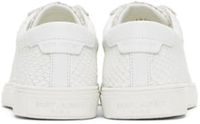 Saint Laurent White Python Andy Sneakers
