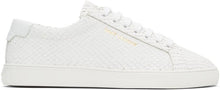 Saint Laurent White Python Andy Sneakers - Sneakers Saint Laurent Blanc Python Andy - 세인트 라이든 화이트 파이썬 앤디 스니커즈