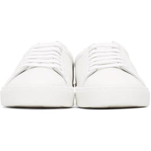 Saint Laurent White Python Court Classic Sneakers
