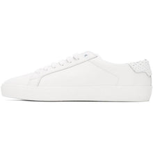 Saint Laurent White Python Court Classic Sneakers