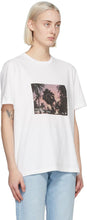 Saint Laurent White VHS Dark Sunset T-Shirt
