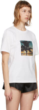 Saint Laurent White VHS Sunset T-Shirt