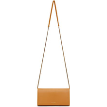 Saint Laurent Yellow Leather Chain Wallet Bag