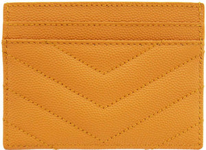 Saint Laurent Quilted Leather Card Holder