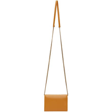 Saint Laurent Yellow Square Chain Wallet Bag