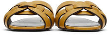 Saint Laurent Yellow Tribute Sandals