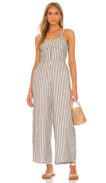 Sancia Anja Jumpsuit in Grey Combinaison de sancie anja en gris Sancia Anja连身裤穿着灰色