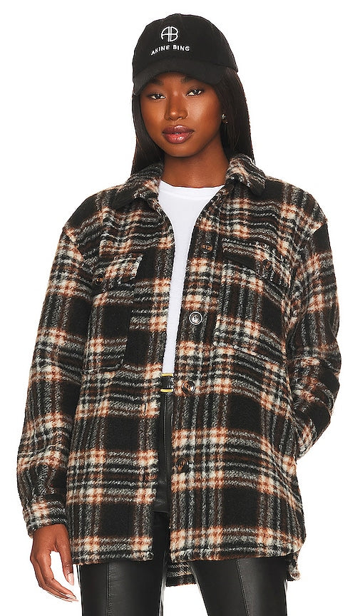 Sanctuary Shay Shacket in Black Sanctuaire Shay Shacket en noir 黑色的庇护所的Shay Shacket