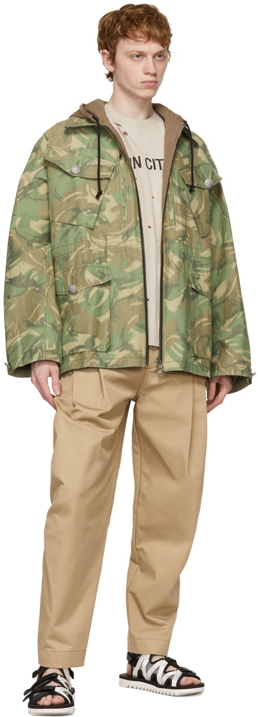 Sankuanz Grey 'Sun City' Holes T-Shirt