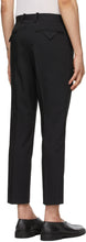 Sasquatchfabrix. Black Slim Silhouette Work Trousers