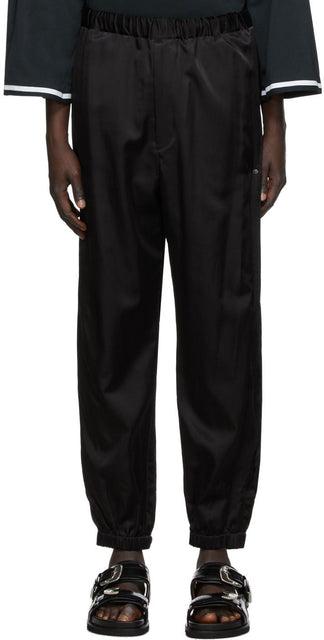 Sasquatchfabrix. Black Ventilation Western Trousers - Sasquatchfabrix. Ventilation noire Pantalon occidental - sasquatchfabrix. 검은 환기 서양 바지