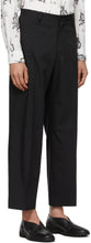 Sasquatchfabrix. Black Wide Silhouette Work Trousers