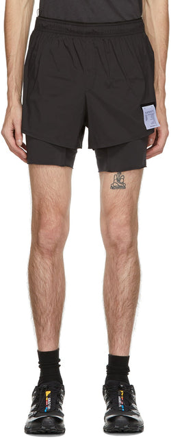 Satisfy Black Short Distance 8 Inches Shorts - Satisfaire des courts-courts à courte distance noire 8 pouces - 검은 짧은 거리 8 인치 반바지를 만족시킵니다