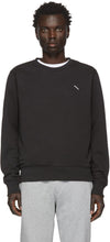 Saturdays NYC Black Bowery Slash Sweatshirt - Saturdame Sweat-shirt Black Bowery Sweat - 토요일 NYC 블랙 Bowery Slash Sweatsirt