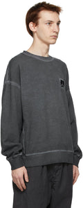 Saturdays NYC Grey Washed Ari Peace Sweatshirt