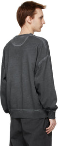 Saturdays NYC Grey Washed Ari Peace Sweatshirt
